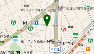 マージャン神戸クラブの地図画像