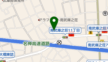 HEDGE武庫之荘店の地図画像