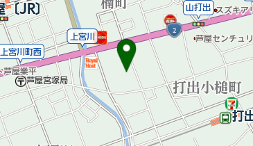 打出小槌整骨院の地図画像