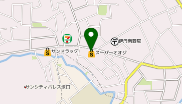 スーパーオオジ安堂寺店の地図画像