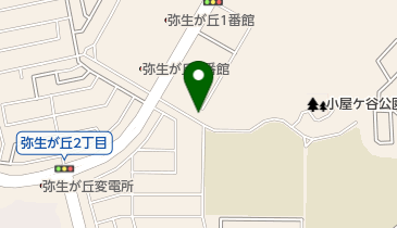 狭間が丘コミュニティーセンターの地図画像
