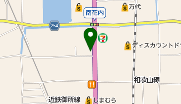 GLOWhairの地図画像