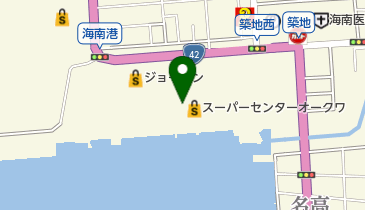 もりはなてんスーパーセンター海南店の地図画像
