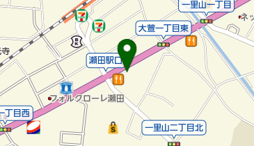 イーオン瀬田校の地図画像