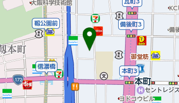 オイレス工業株式会社大阪営業所の地図画像