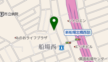 箕面のちいさな宝石屋の地図画像