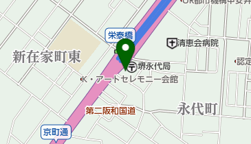 米川介護タクシーの地図画像