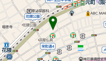 アダム洋品店の地図画像