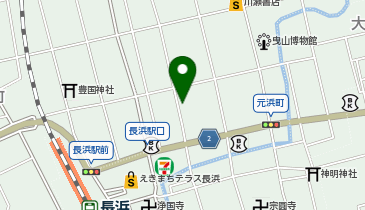 古美術西川元浜店の地図画像