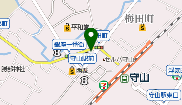 麻雀荘天和の地図画像