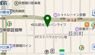 フォレストエステティックスクール京都校の地図画像