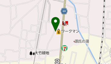 ワークマン宇治大久保店の地図画像
