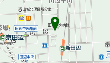 ECC外語学院新田辺校の地図画像