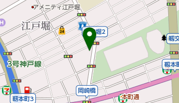 やなぎ屋クリーニング 京町堀店の地図画像