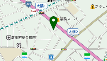 放課後等デイサービス・児童発達支援、グリーンの地図画像