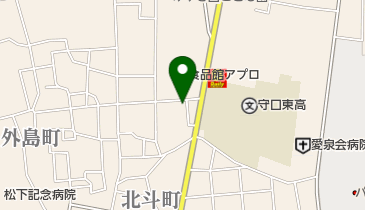 ビューティーサロンクジャクの地図画像