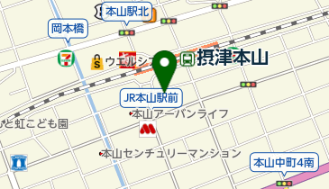 本山ゆーあい薬局の地図画像