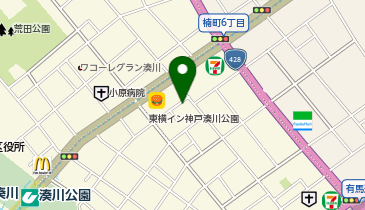 気功整体癒しのお店六芒星の地図画像