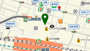 兵庫県赤十字血液センター 姫路みゆき献血ルームの地図画像