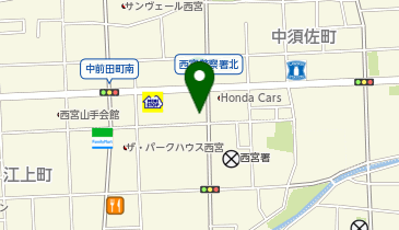 ナポリの窯西宮店の地図画像
