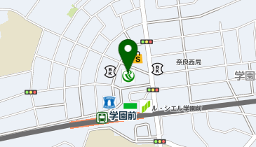 ジュピターパラディ学園前店の地図画像