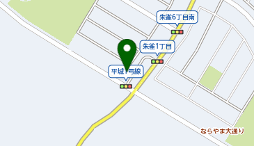 朱雀オートの地図画像