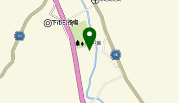 下市町交流センターの地図画像
