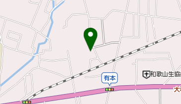 赤帽有本の三好運送店の地図画像