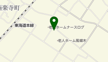 風蝶木の実ケイパハウスの地図画像