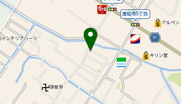 京都新聞栗東西販売所の地図画像