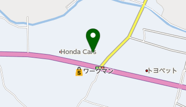 ボーンフリースーパーショップの地図画像