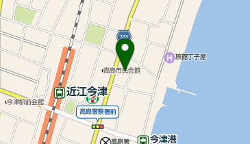 高島市 今津東コミュニティセンターの地図画像