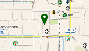 合気道京都道場の地図画像