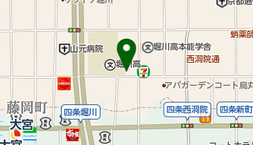 二條雅荘の地図画像