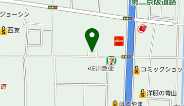 かどや食堂の地図画像