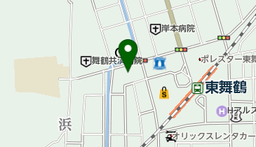 舞鶴動物医療センターの地図画像