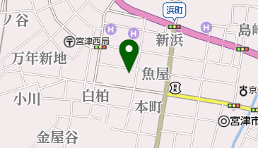 白藤時計店の地図画像