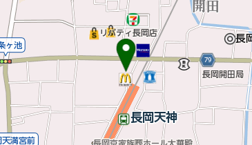 ECC外語学院長岡天神校の地図画像