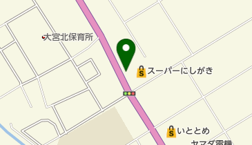 株式会社白バラドライ 大宮店の地図画像