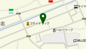 クリーニングホソミ峰山店の地図画像