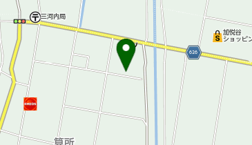 野田川共同作業所の地図画像