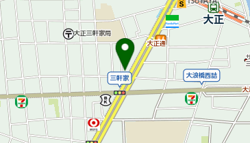 ヤングドライ三軒家西店の地図画像