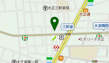 つるや食堂の地図画像