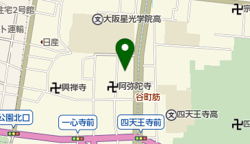 大阪府自動車税コールセンターの地図画像