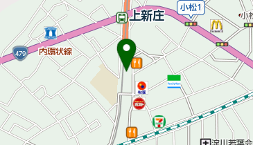 千鳥屋宗家上新庄店の地図画像