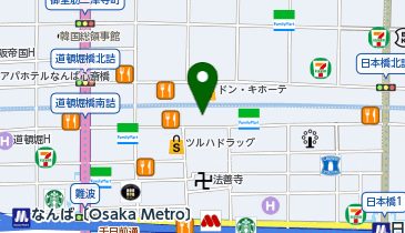 串かつだるま 道頓堀店の地図画像