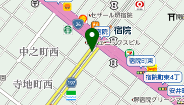 明治安田生命保険相互会社堺営業所の地図画像