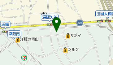 クリーニングのキャロット深阪店の地図画像