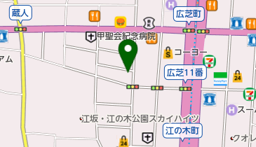 カフェエデンの地図画像