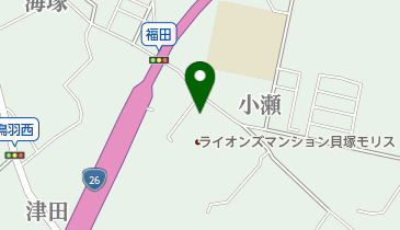 貝塚念法寺の地図画像